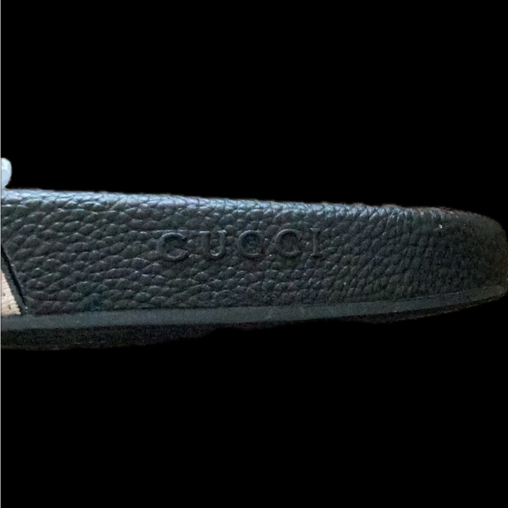 Black Slides with Floral Print Size 11 - Picture 5 of 5